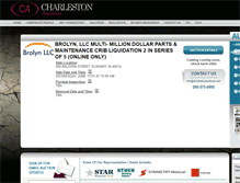 Tablet Screenshot of charlestonauctions.com